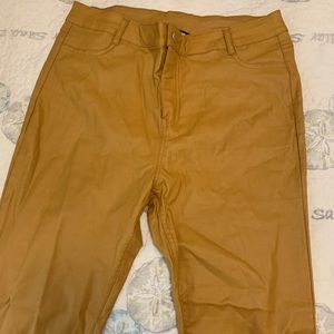 Brown Paper bag jeans.